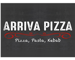Arriva Pizzeria logo.